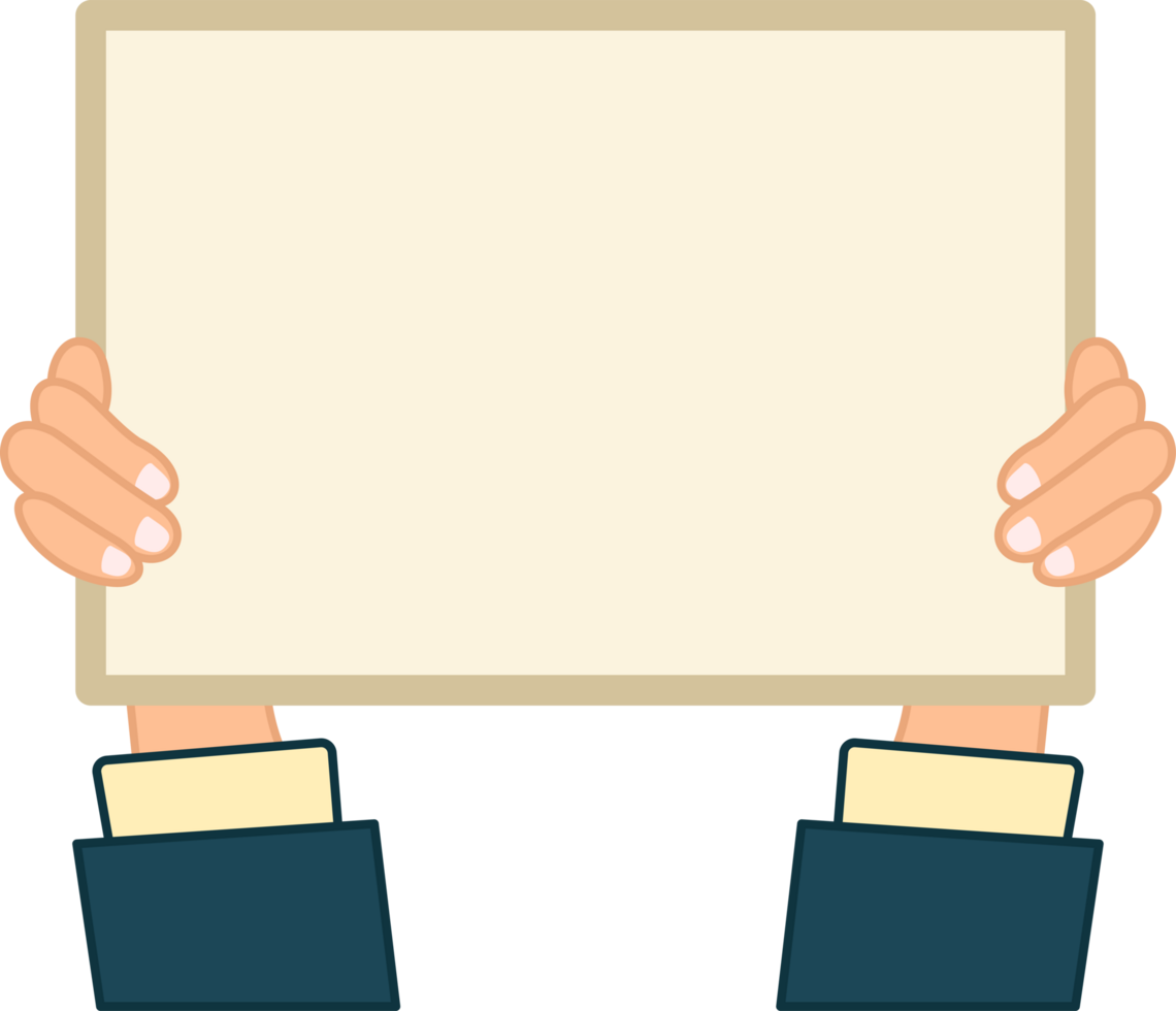 hand hold a protest banner or Hand Holding a Blank Paper for various messages, demonstration or social protests png