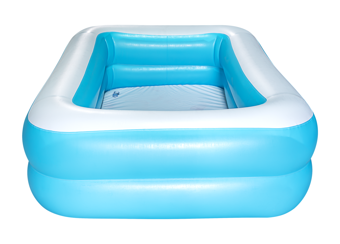 Blue inflatable pool png