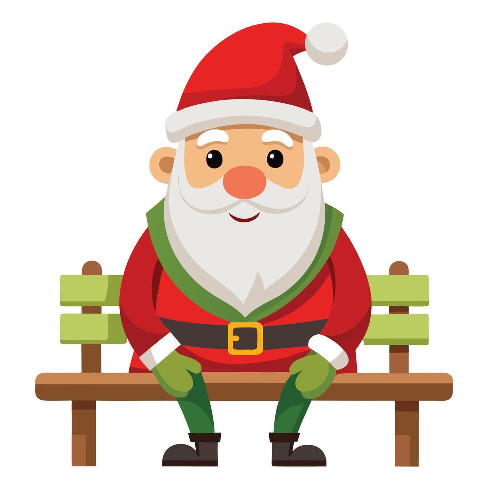 Santa's Reindeer Ride vector