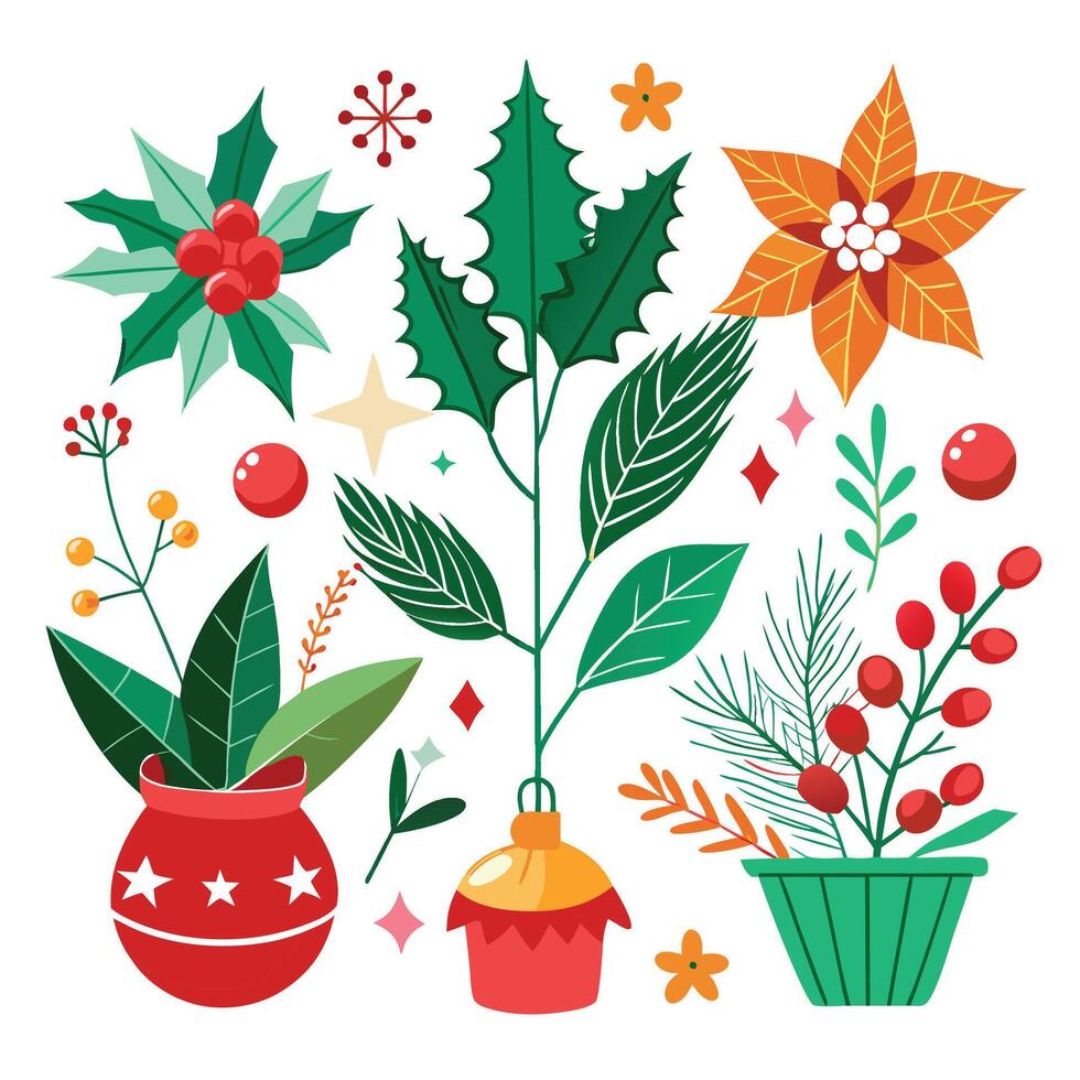 Snowy Christmas Graphics vector