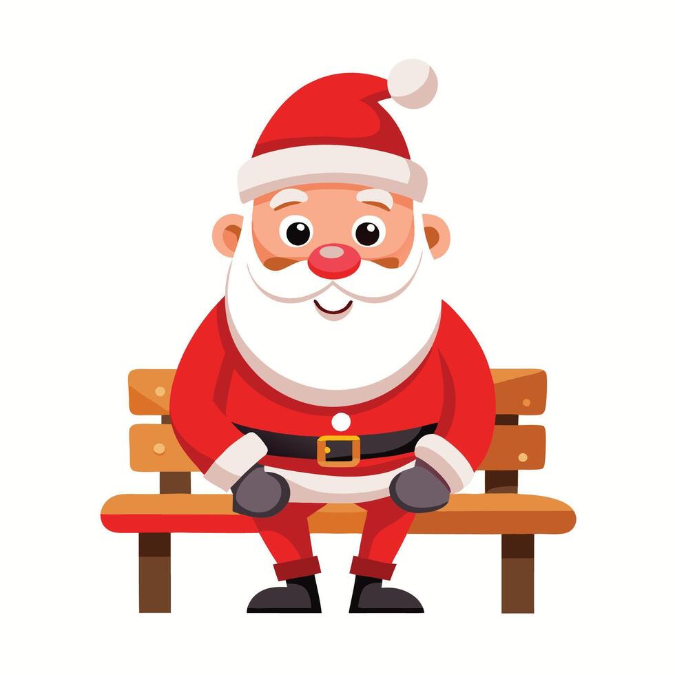 Santa's Gift Giving vector