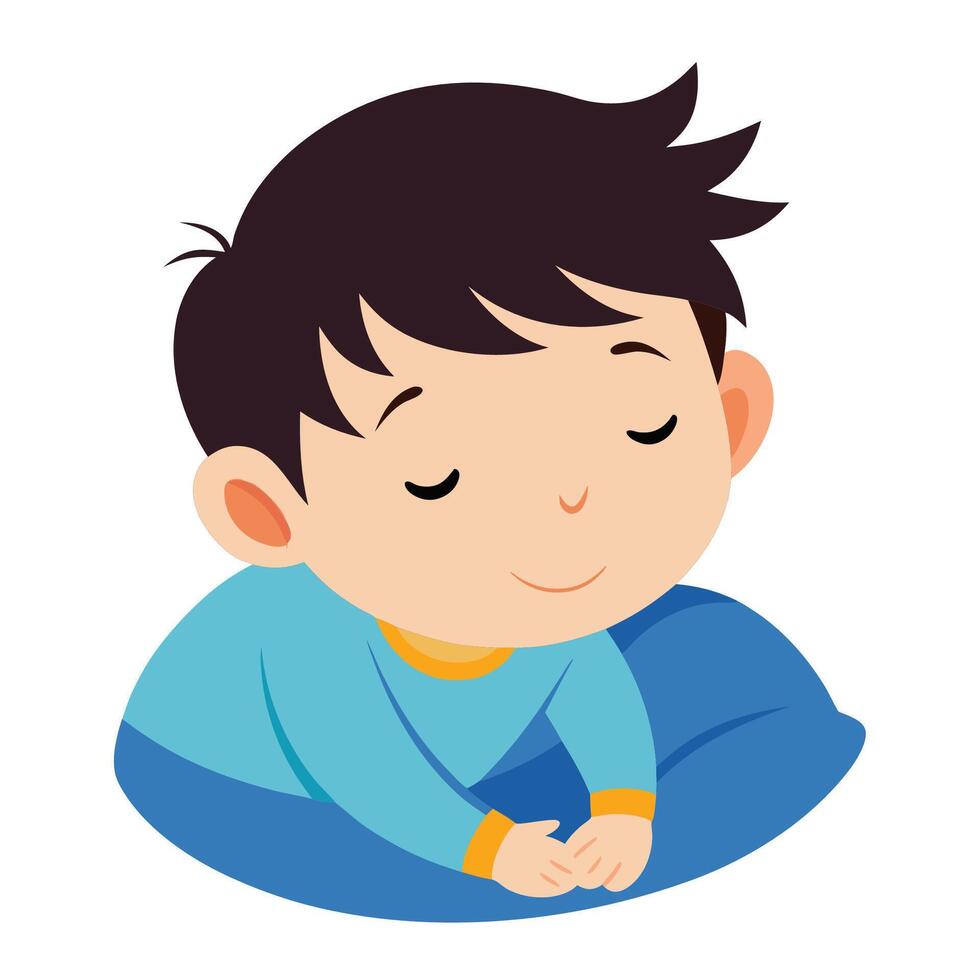 Sweet Sleep on white background vector
