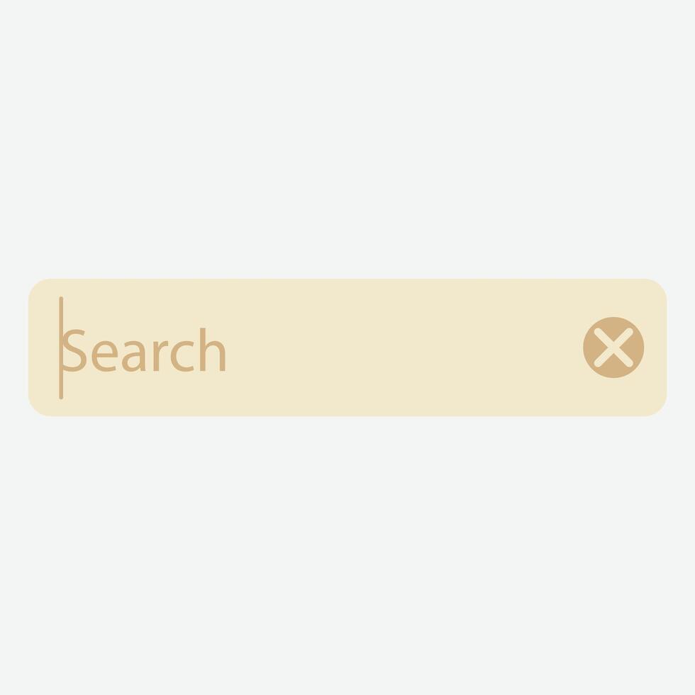 Search button on a white background vector