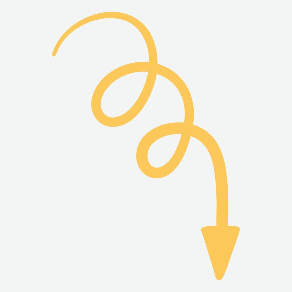 Doodle Arrow illustration vector