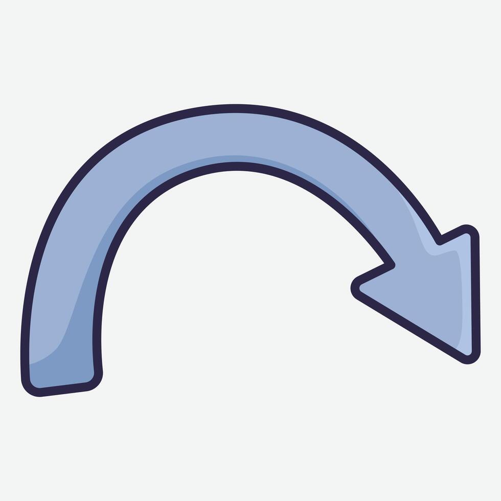 Doodle Arrow illustration vector