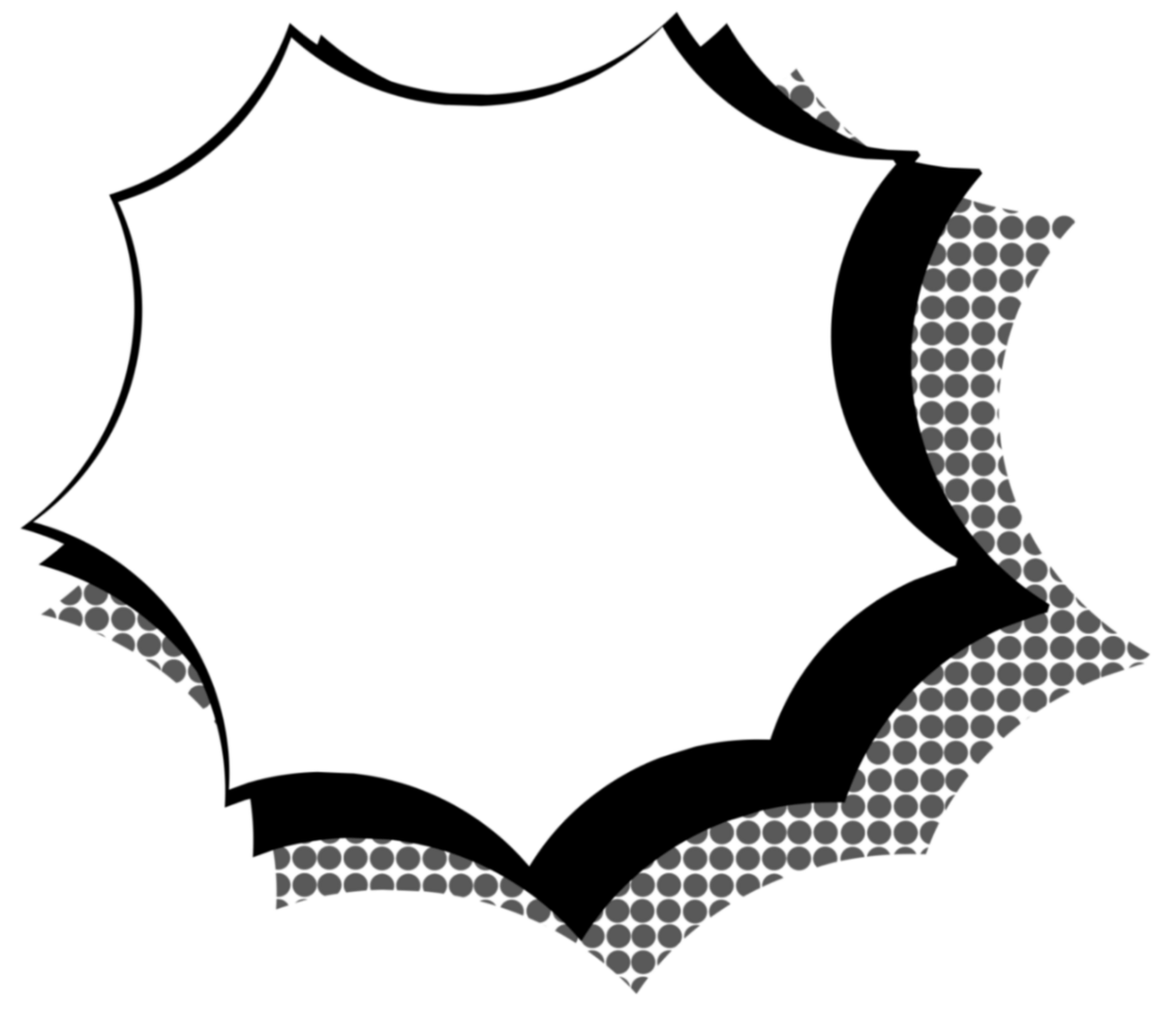 a speech bubble with a black checkered background png