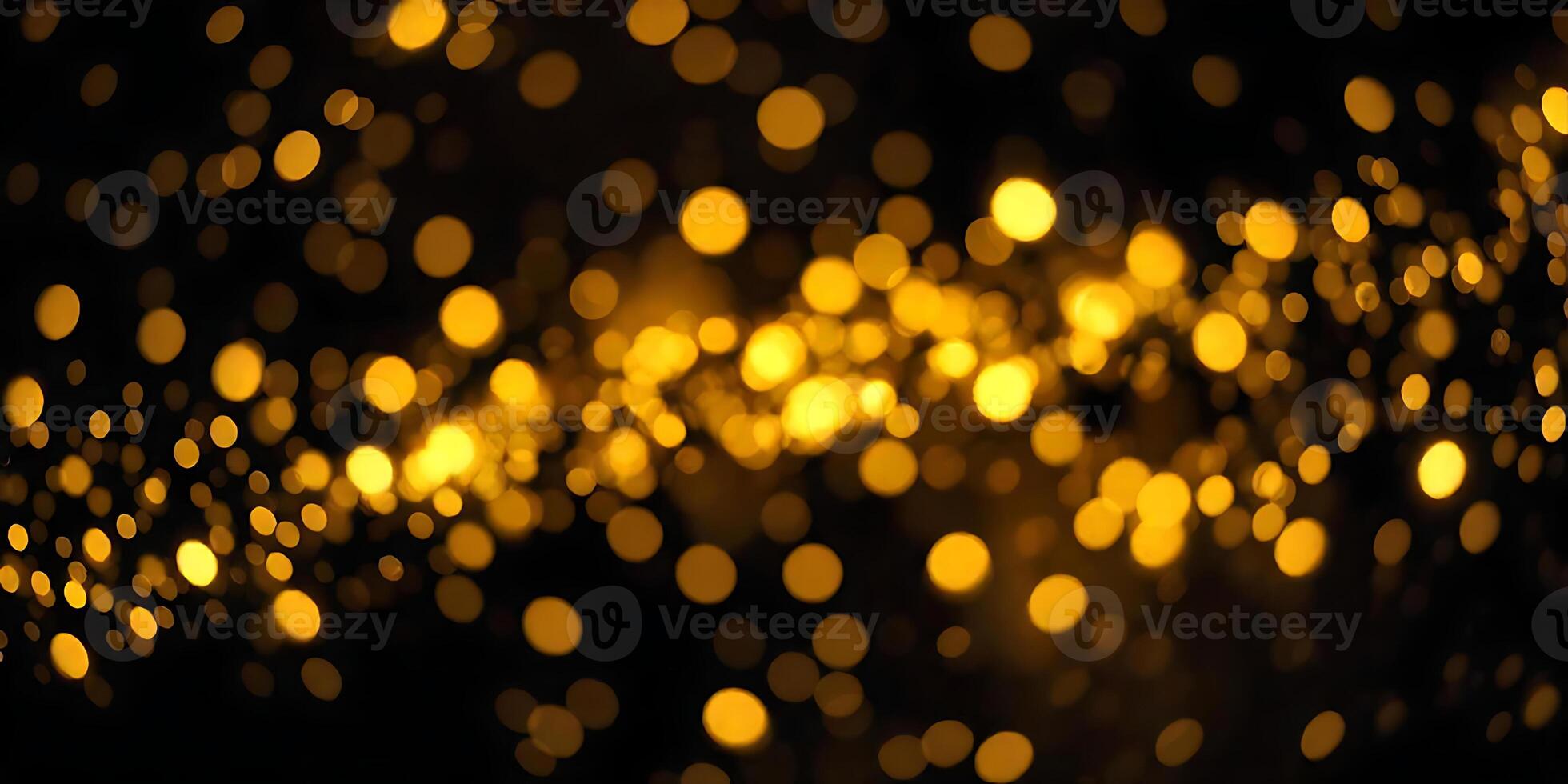Golden abstract bokeh, luxury glitter golden bokeh light background photo