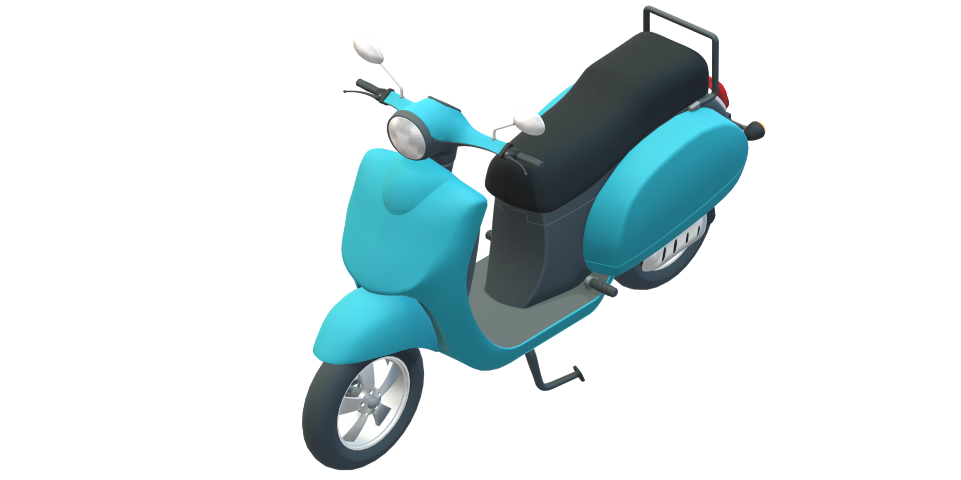 Scooter Motorcycle isolated on a Transparent Background png