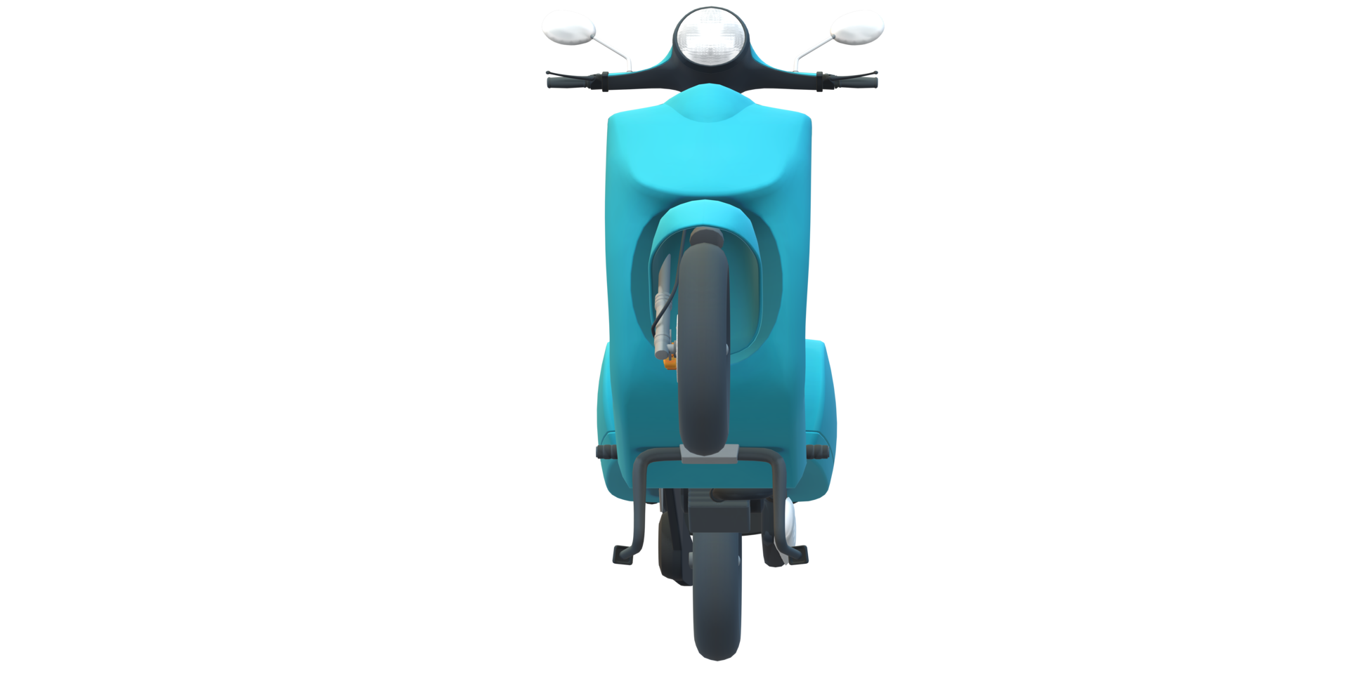 Scooter wheeling isolated on a Transparent Background png