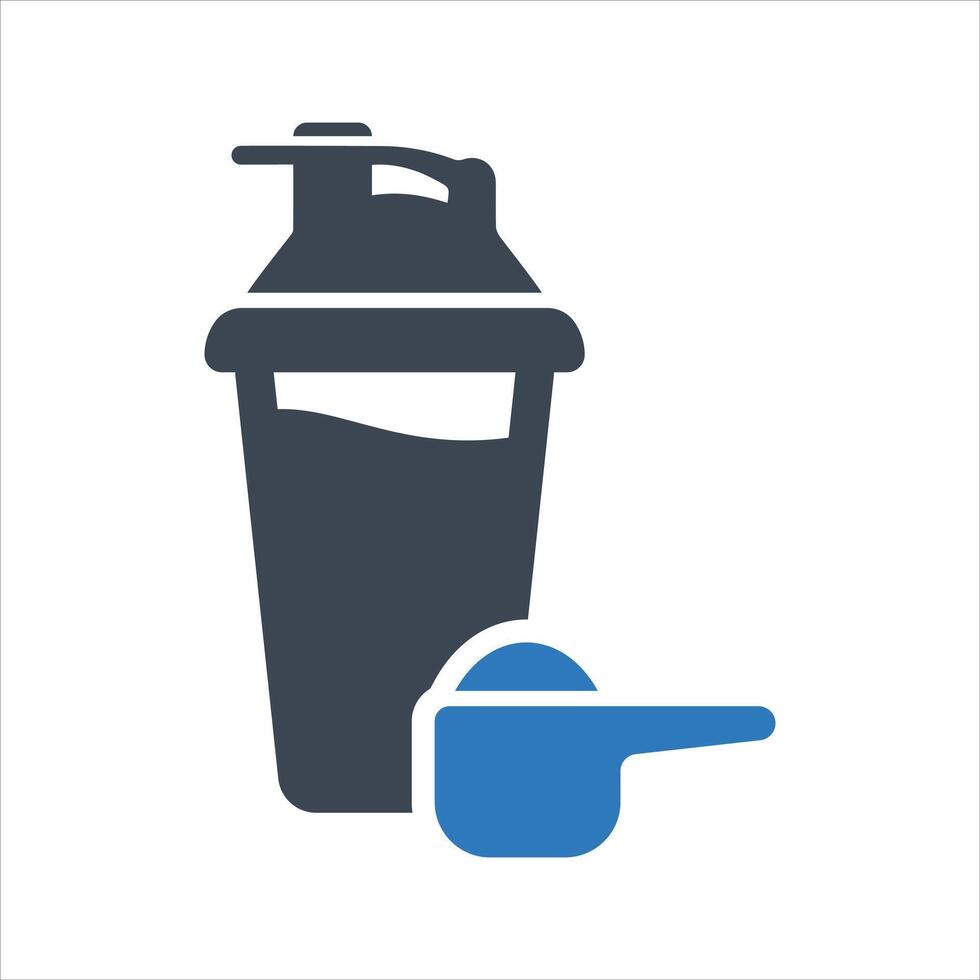 Protein powder icon vector