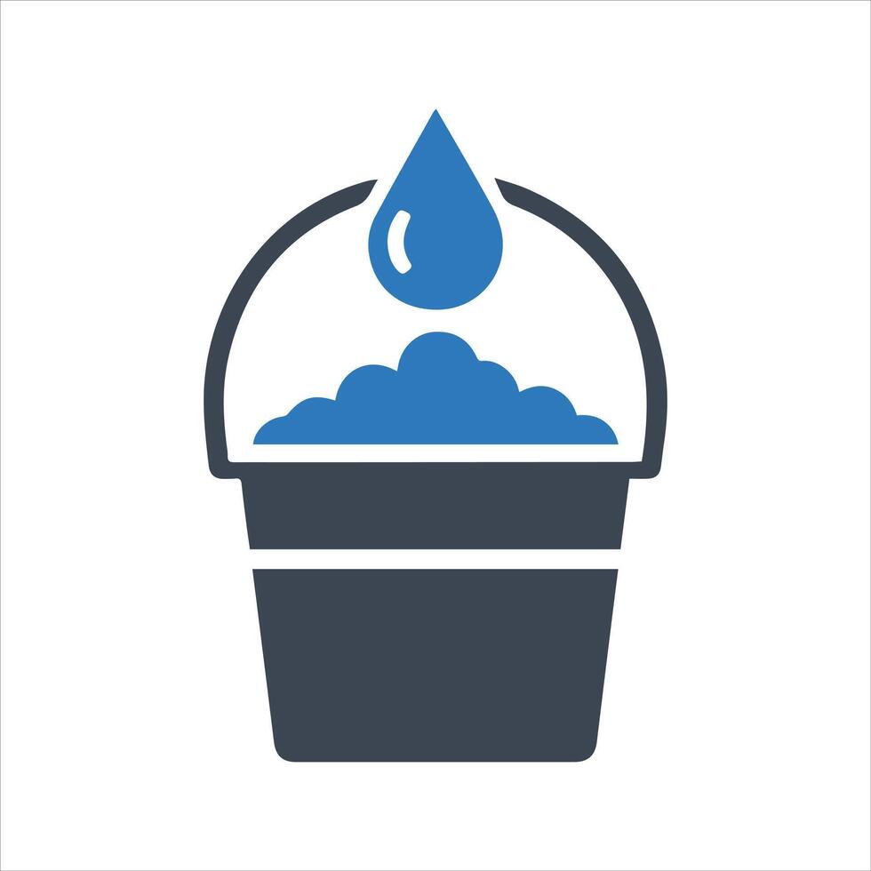 Cleaning tools icon vector
