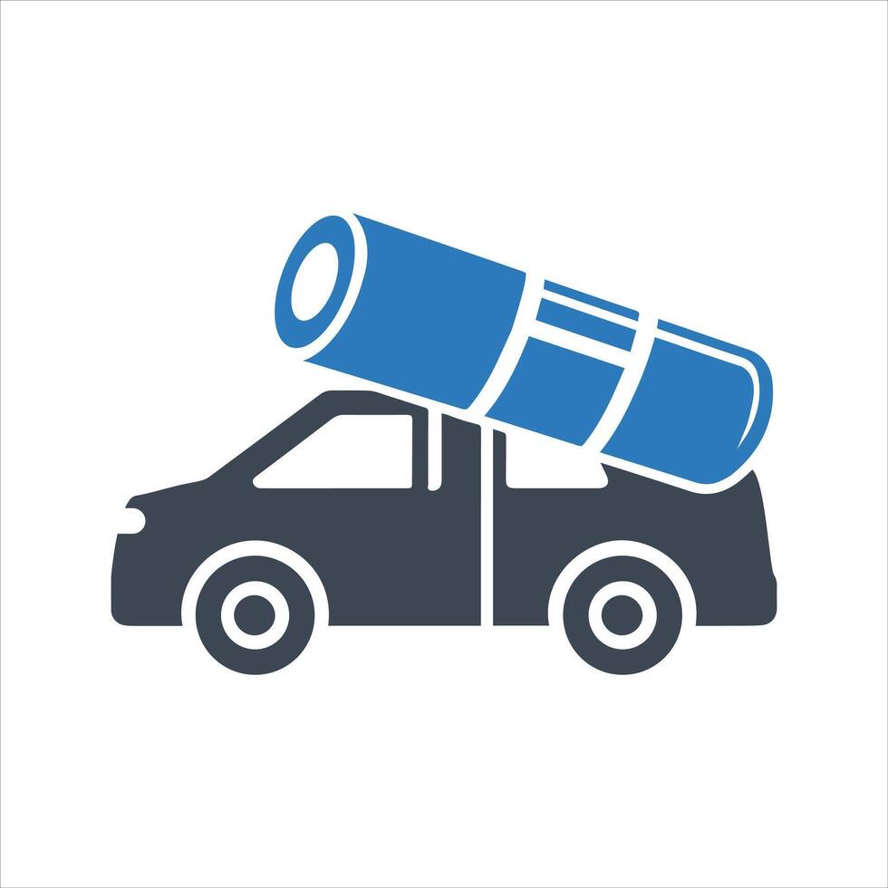 Car wrapping icon. Paint Protection Film icon. Commercial vehicle wrapping icon vector