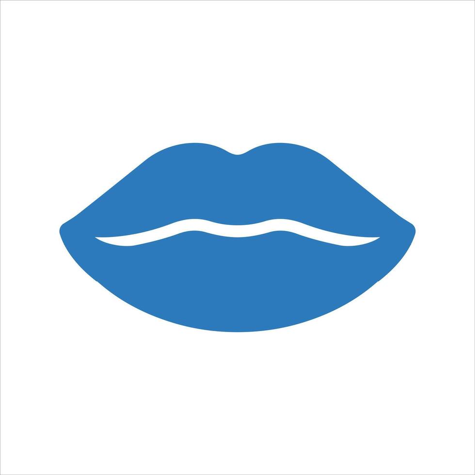 Lips icon. Lip augmentation icon vector