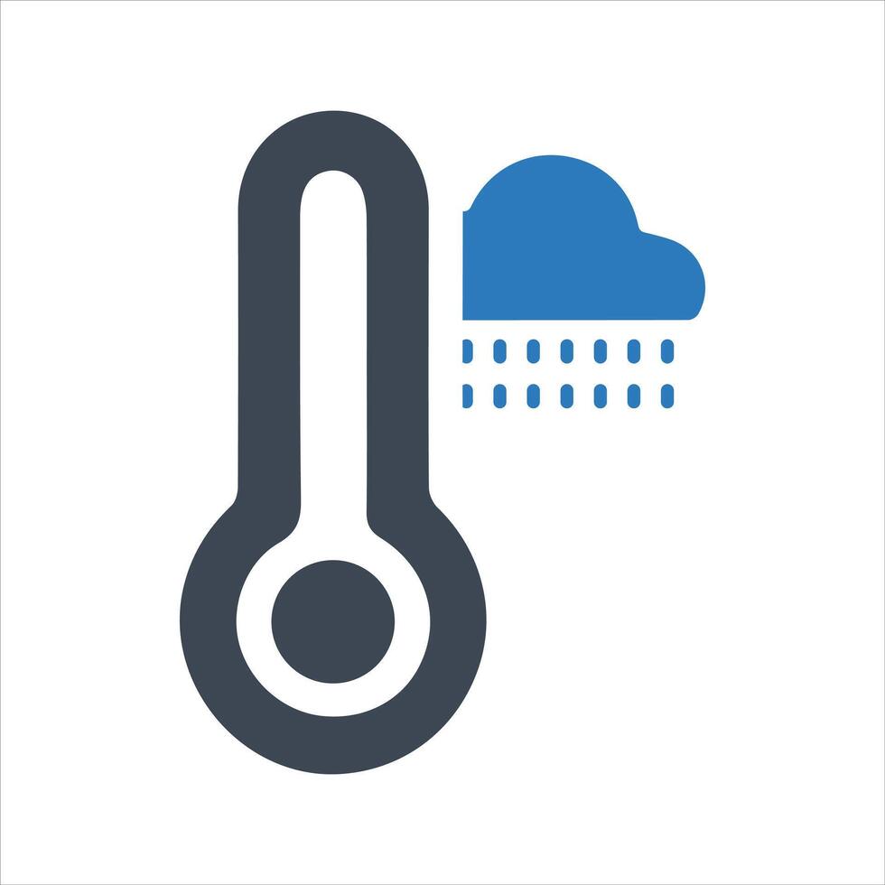 Thermomete icon. Heatwave icon, climate change, global warming icon vector