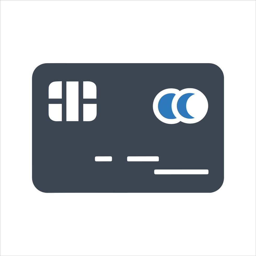Credit card icon. Payment tool icon vector