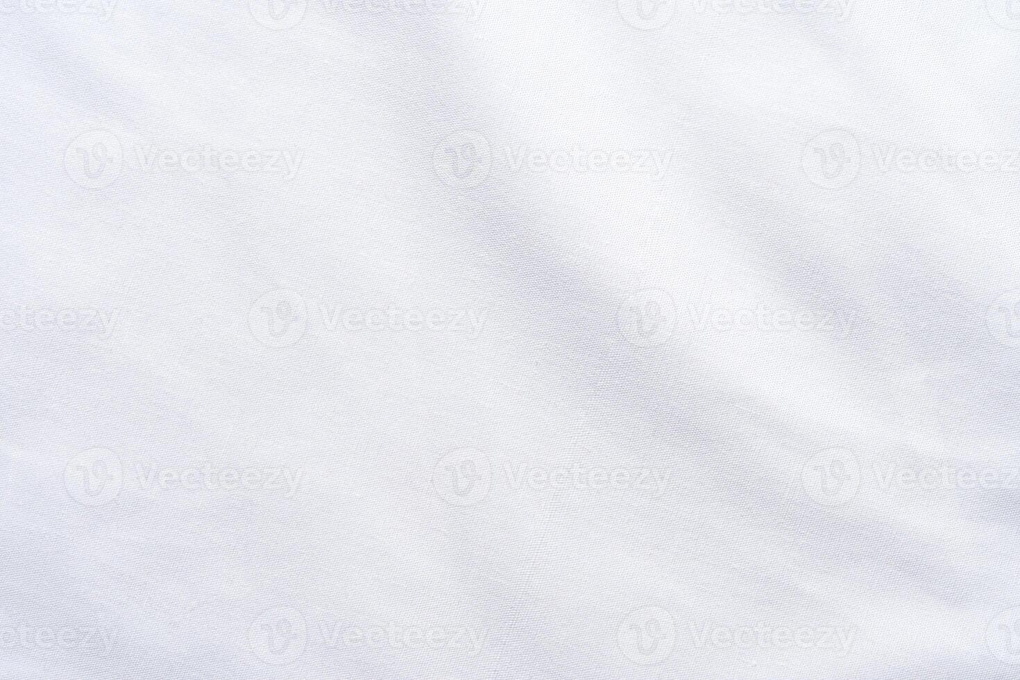 Minimalist white fabric texture background for design projects and creative applications. photo