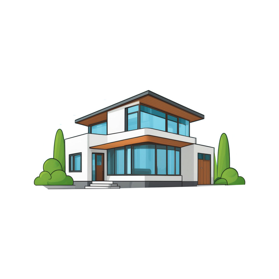 construção com verde plantar em transparente fundo png