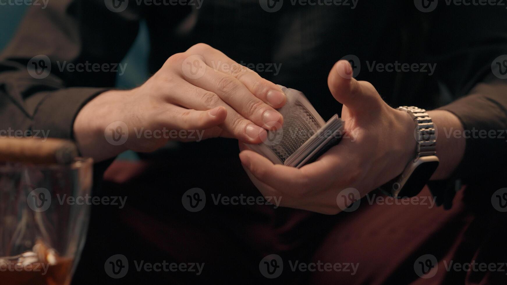 Unknown Caucasian man guy dealer gamer croupier male hands shuffles playing cards shuffling card poker skill play gamble weekend competition game at home casino. Addiction alcohol bad habits gambling photo