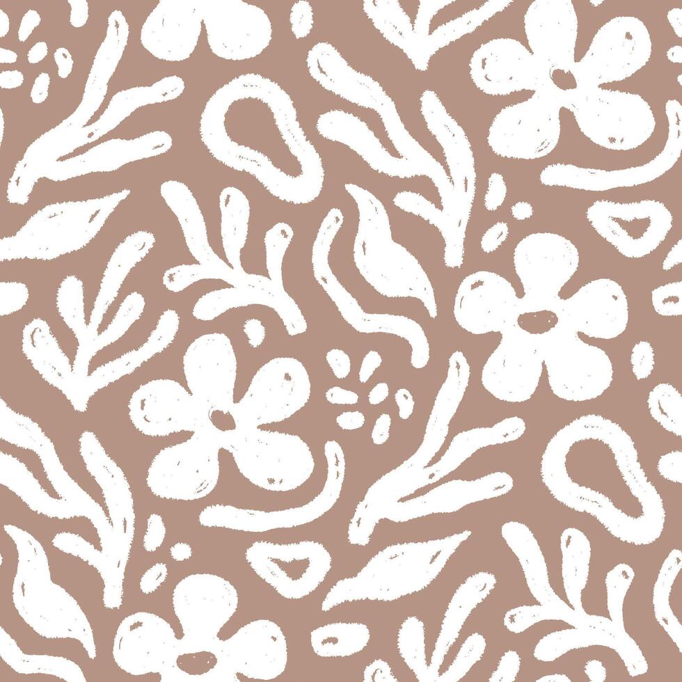 Abstract floral shape seamless pattern. Abstract modern floral leaf texture shape background. Organic modern boho nature contemporary seamless pattern. vector
