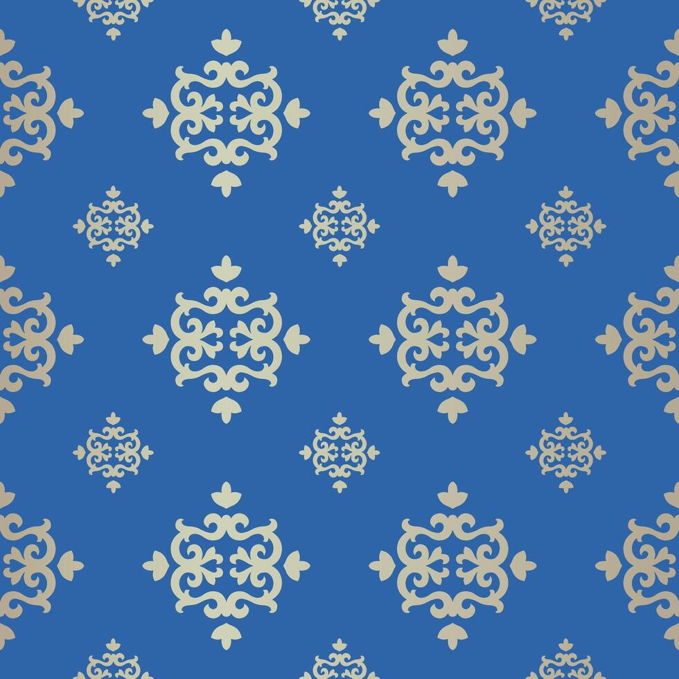 Historical royal floral seamless pattern background design vector