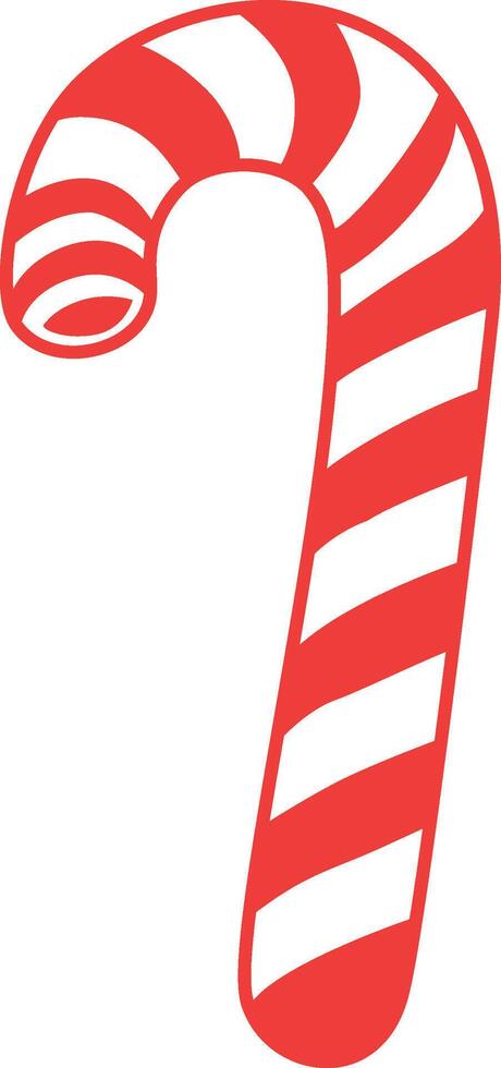 Red Candy Cane Illustration vector