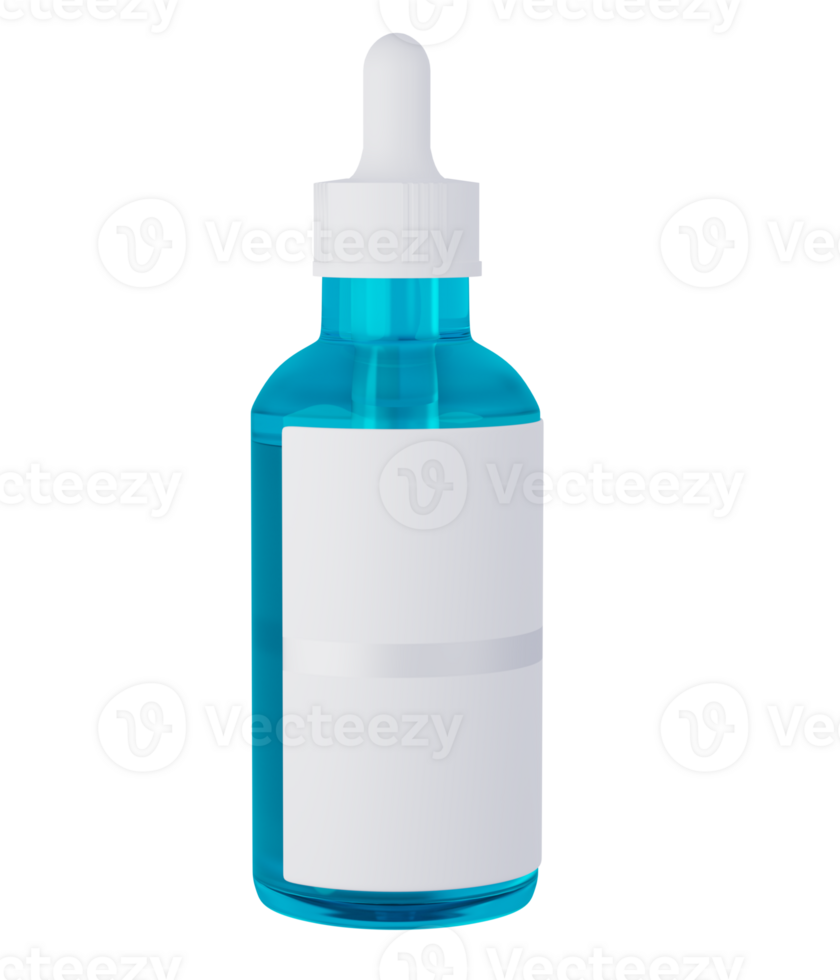 Creative Glass Dropper Bottle Template png
