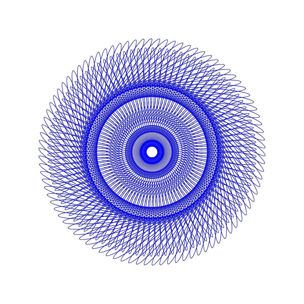 Elegant high-resolution Guilloche , ideal for certificate borders, security design, and official documents. This intricate pattern adds a professional and decorative detail to projects. vector