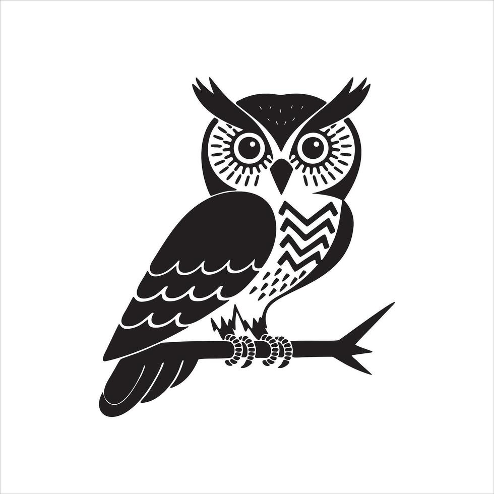 Bat with Outstretched Wings on White Background vector