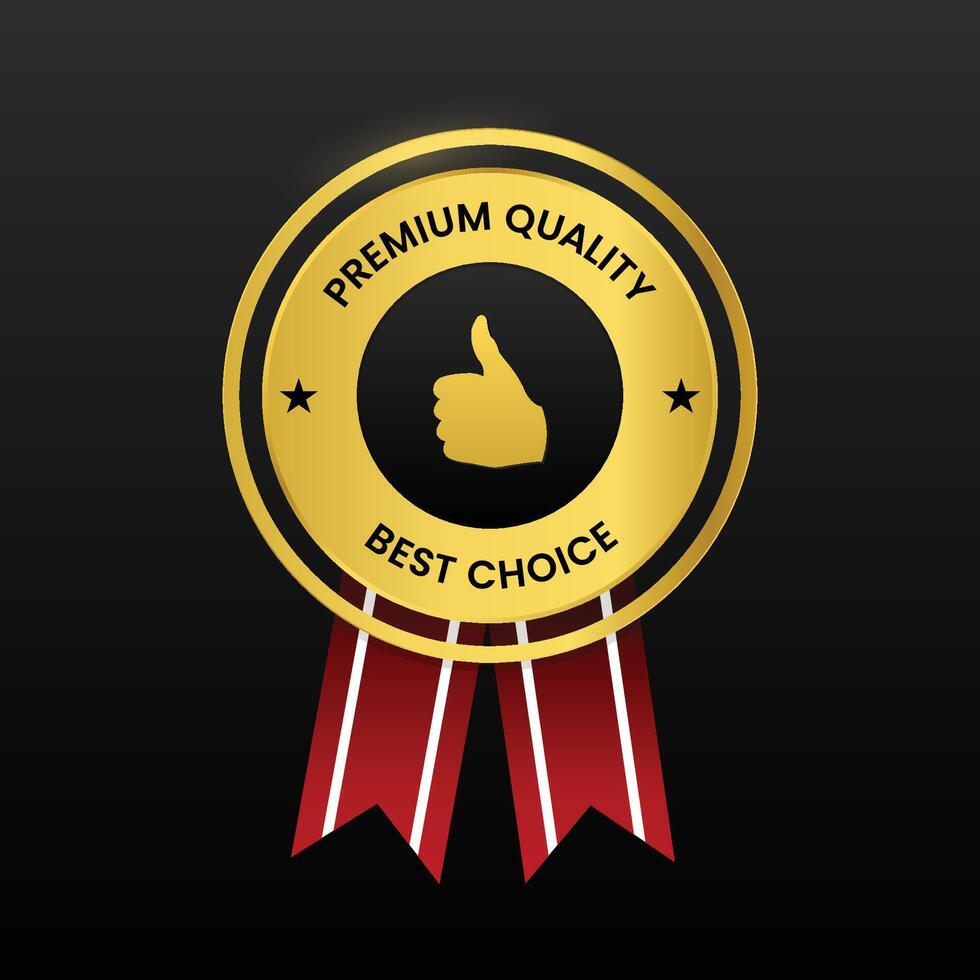 Trendy Black Badge - Premium, Guaranteed Quality vector