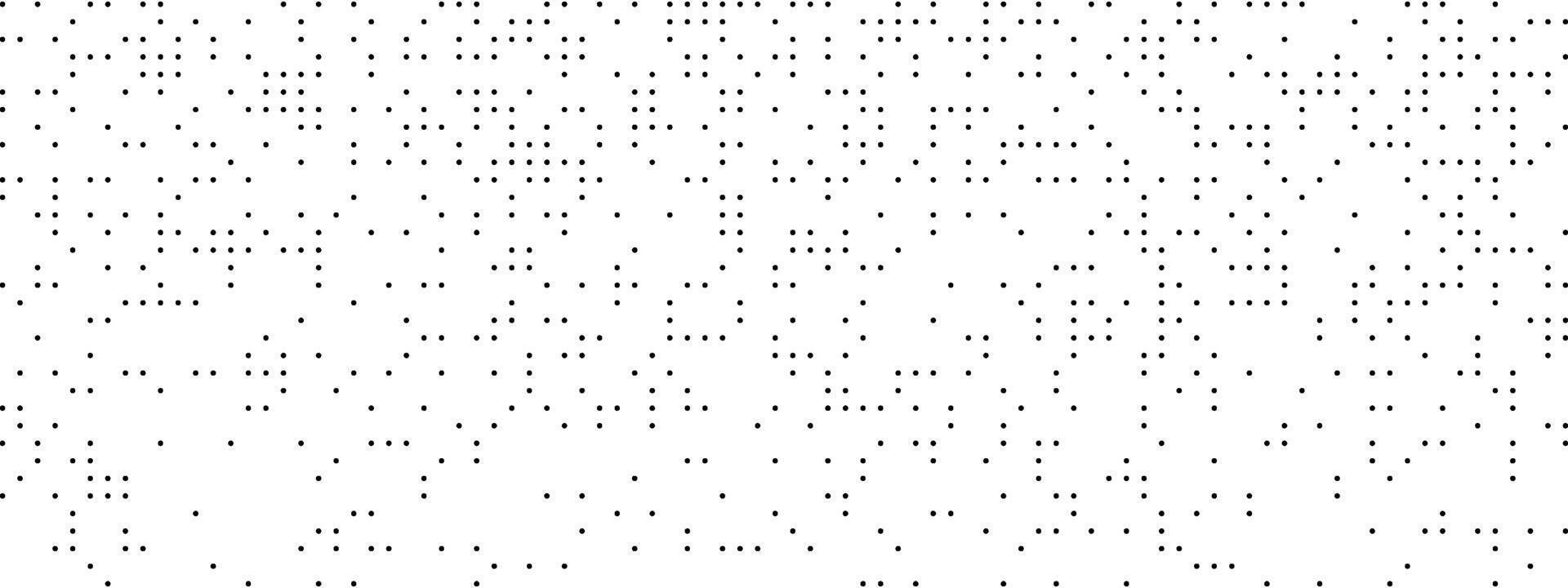 Digital background with dissolving dots and gradient mosaic texture. Abstract background of white and black pixels. illustration of a grid of geometric square elements. vector