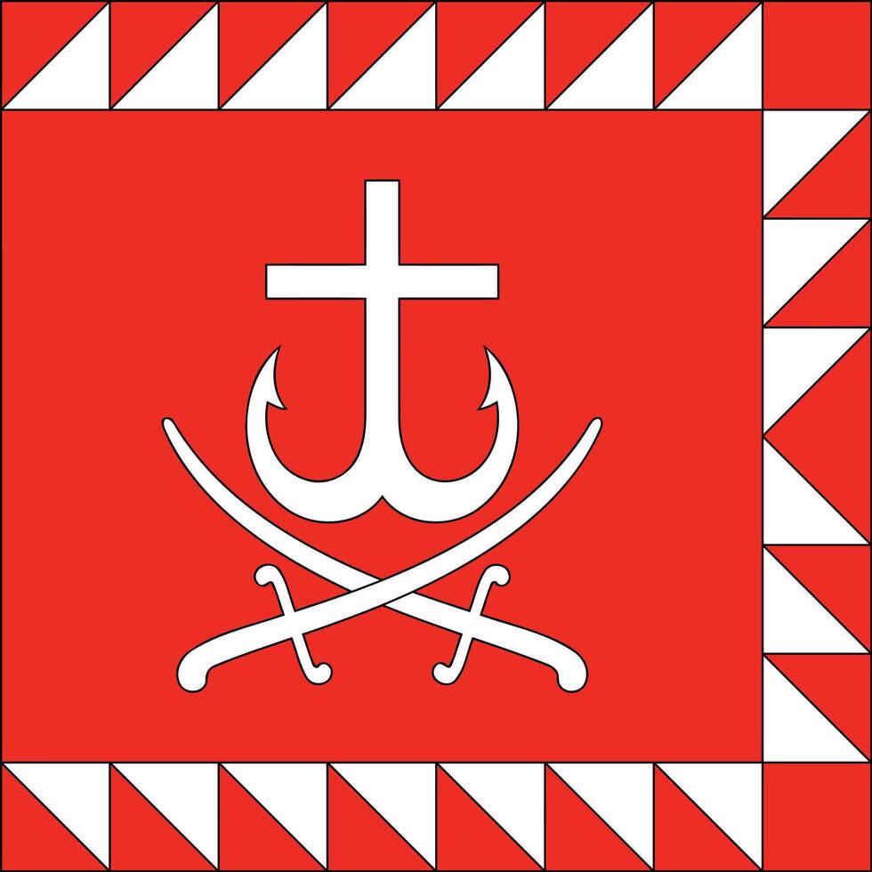 The of a Flag of Vinnycia vector