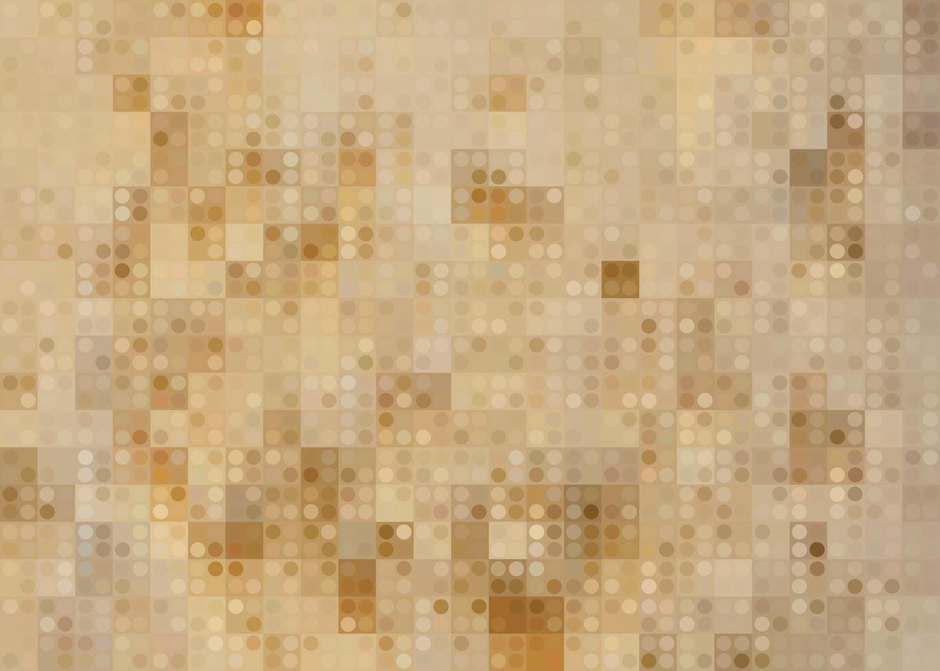 A pattern of squares with a few circles in the middle vector