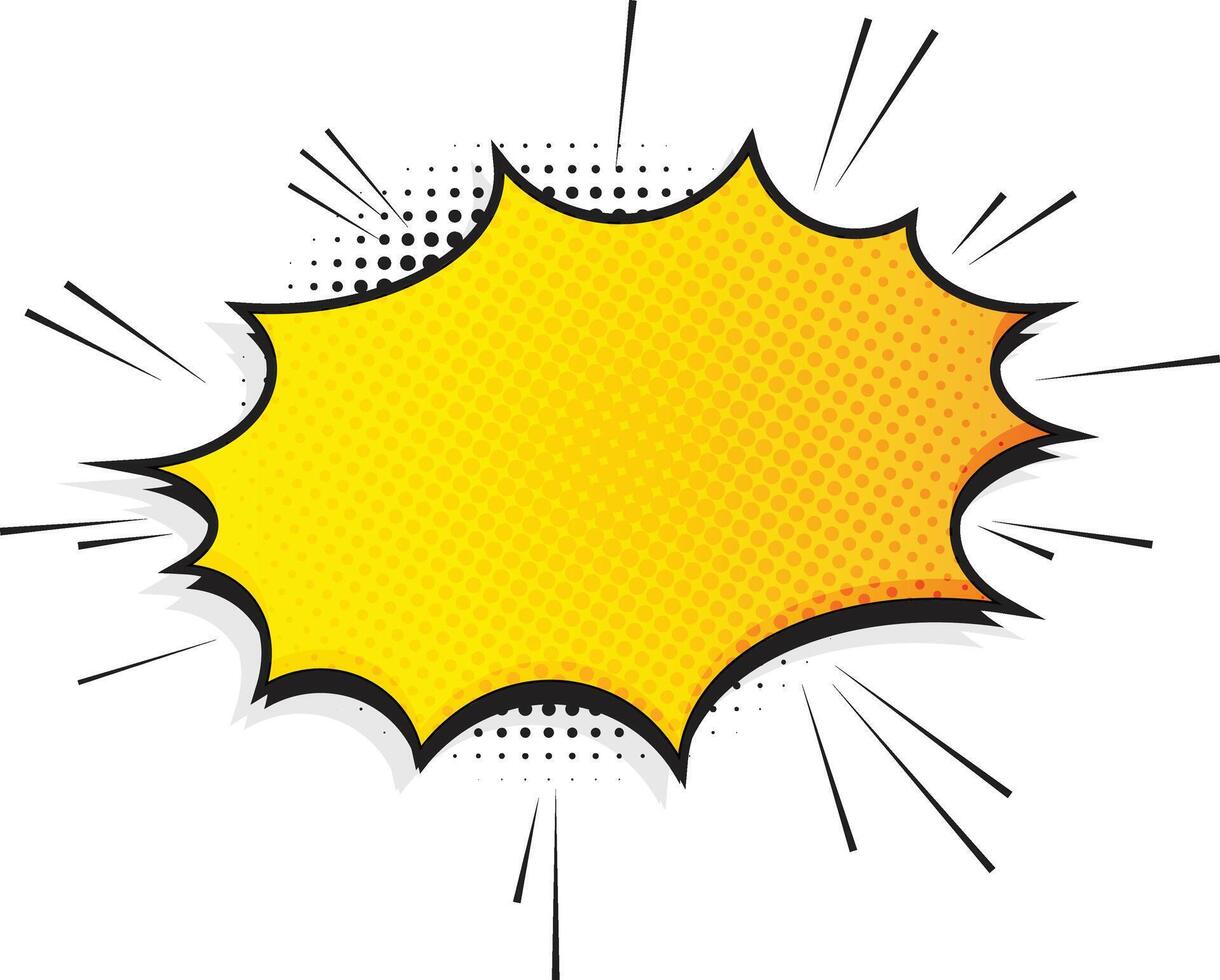 Comic Speech Bubble Background. Comic Expression. Comic Effect Shape. Talk Bubble. Cloud Speech Bubble Icon vector