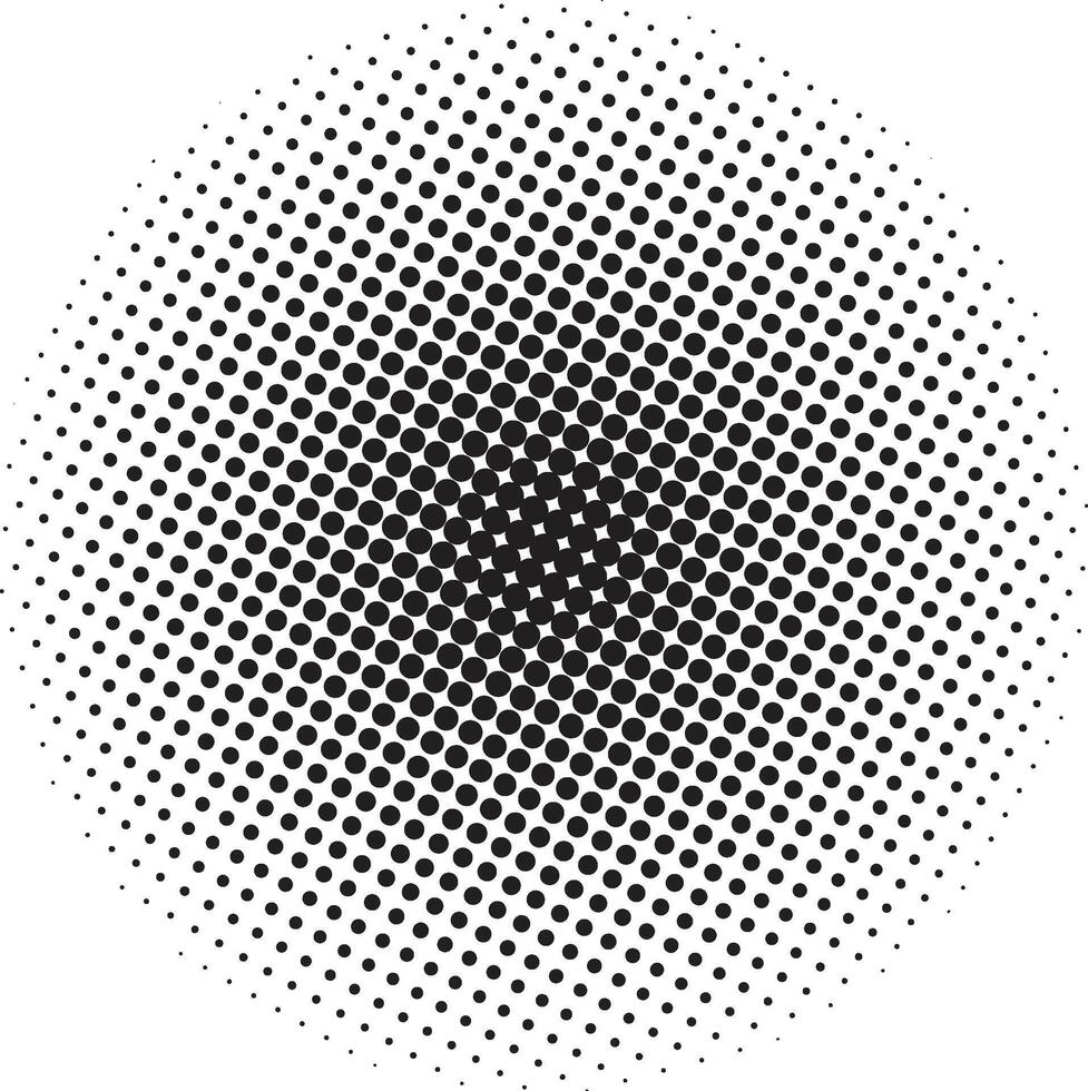 Black halftone dots background. Modern dots halftone,Pop art comic style Circle halftone isolated on white background. dots circle illustration vector