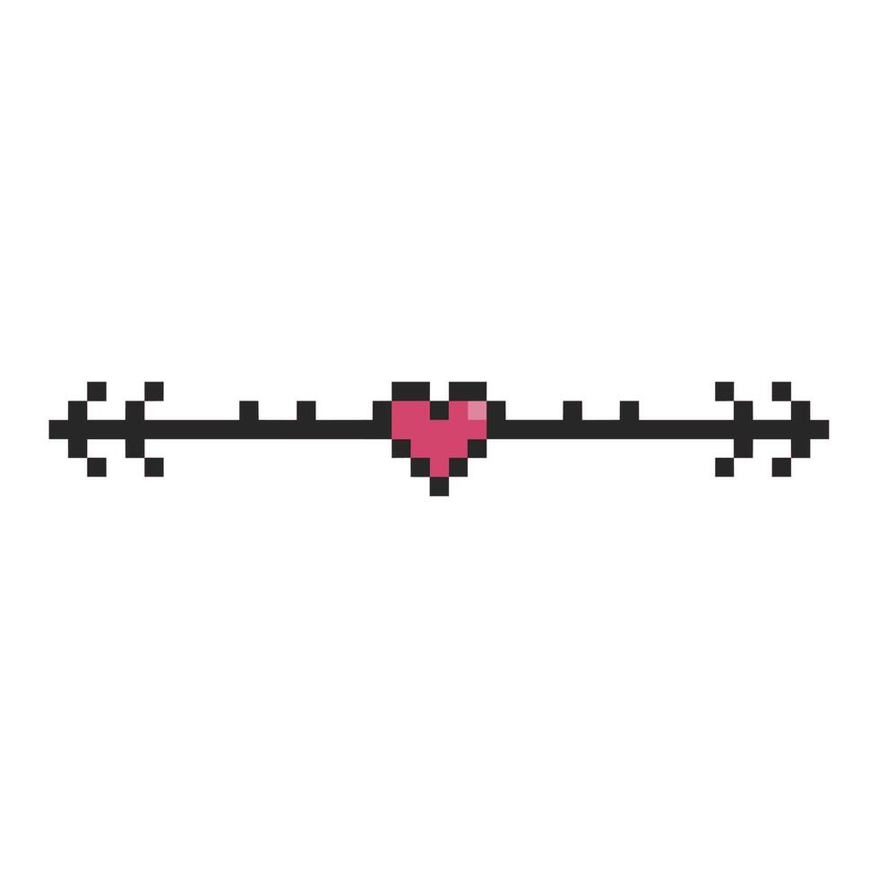 retro pixel border with detailed corners vector