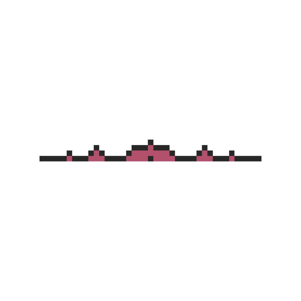 retro game-inspired border frame vector