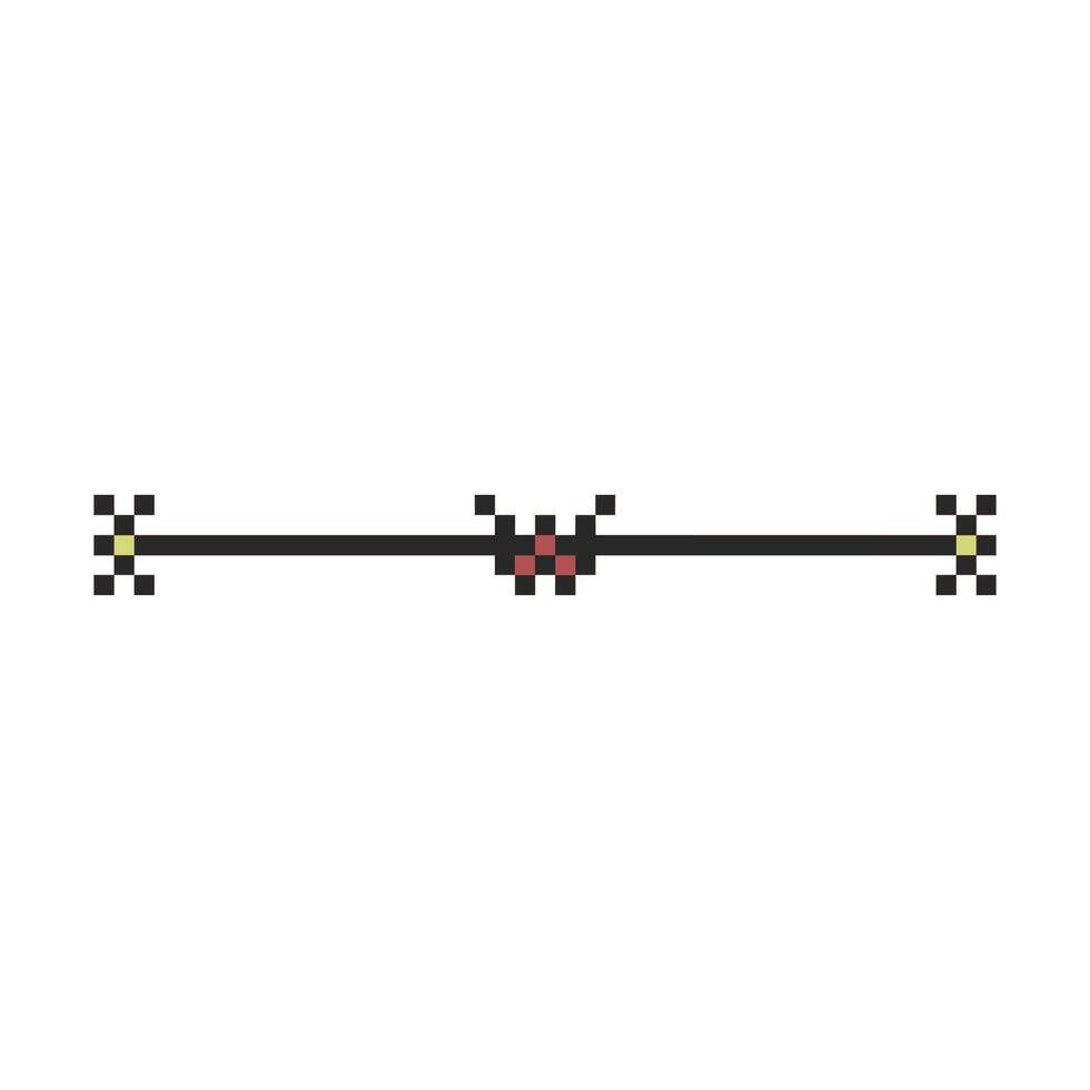 pixel art decorative border design vector