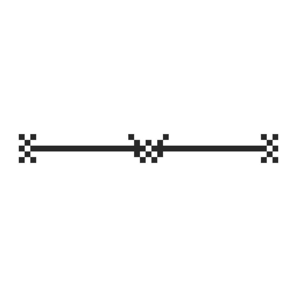 old-school frame pixel design vector