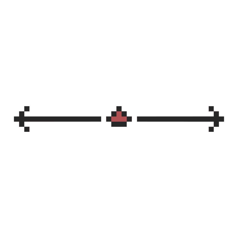 retro 8-bit border design vector