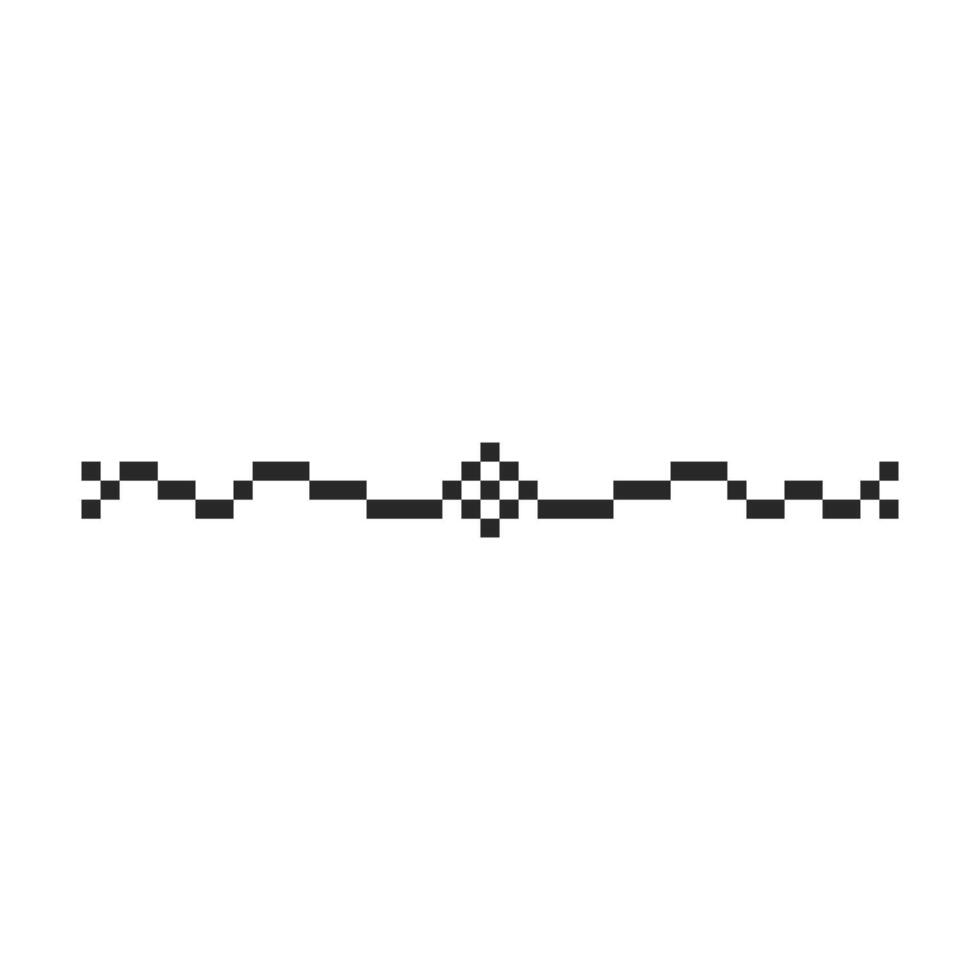 pixelated corners for vintage frame vector