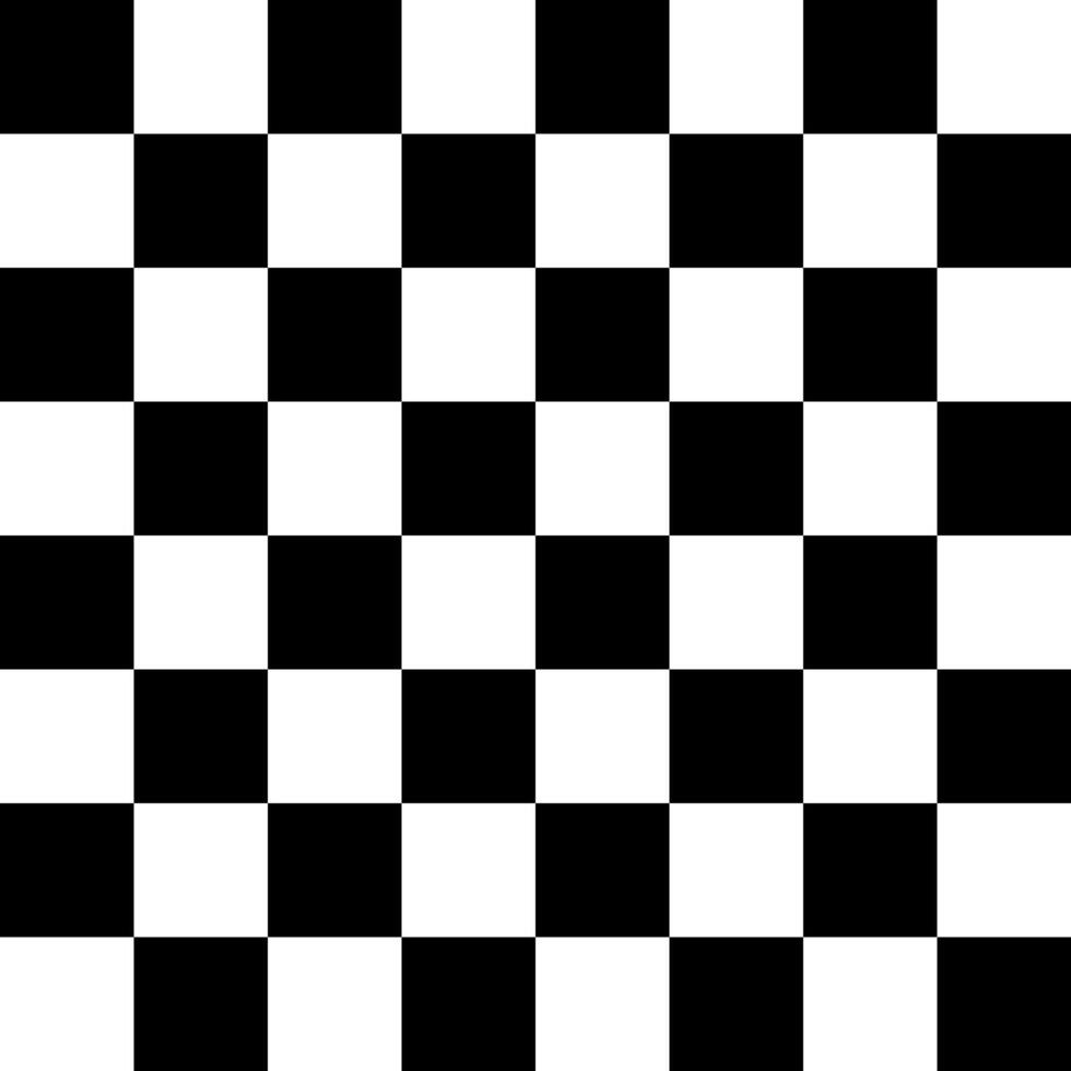 Check pattern - square - black and white square tiles, seamless repeatable pattern texture background vector
