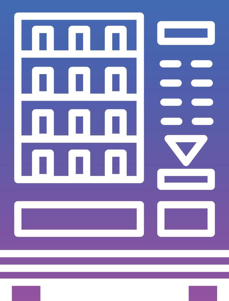Vending Machine Illustration Icon vector