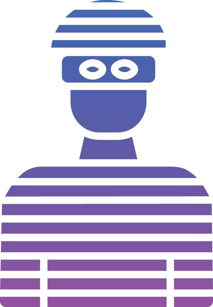 Robber Illustration Icon vector