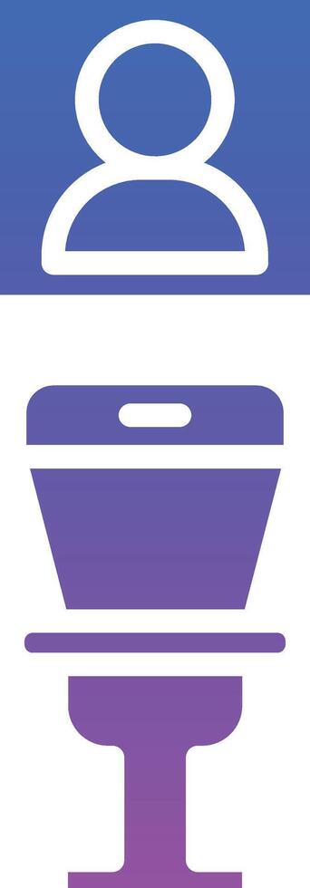 Restroom Illustration Icon vector