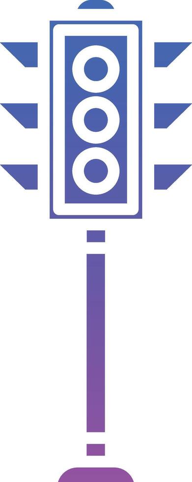 Traffic Lights Illustration Icon vector