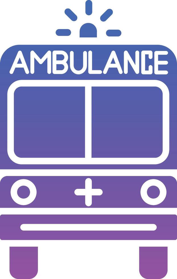 Ambulance Illustration Icon vector
