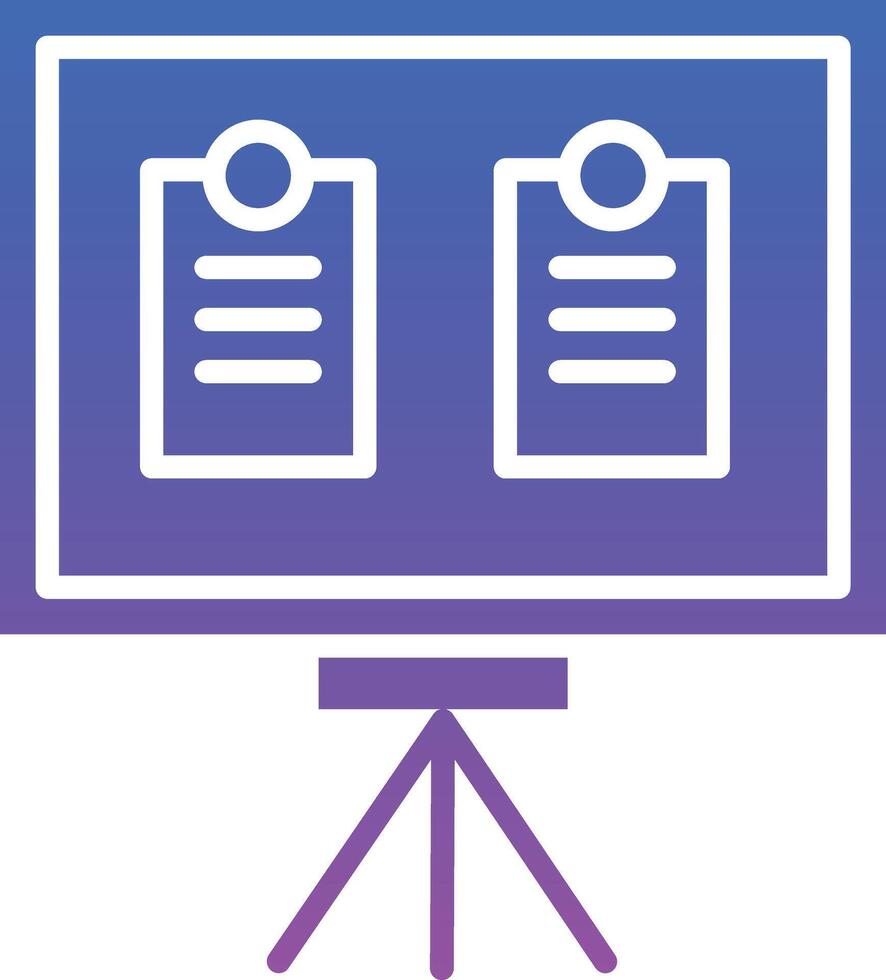 Pinboard Illustration Icon vector