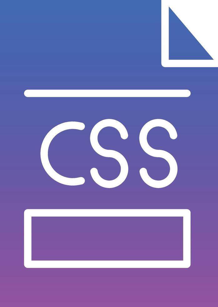 CSS File Illustration Icon vector