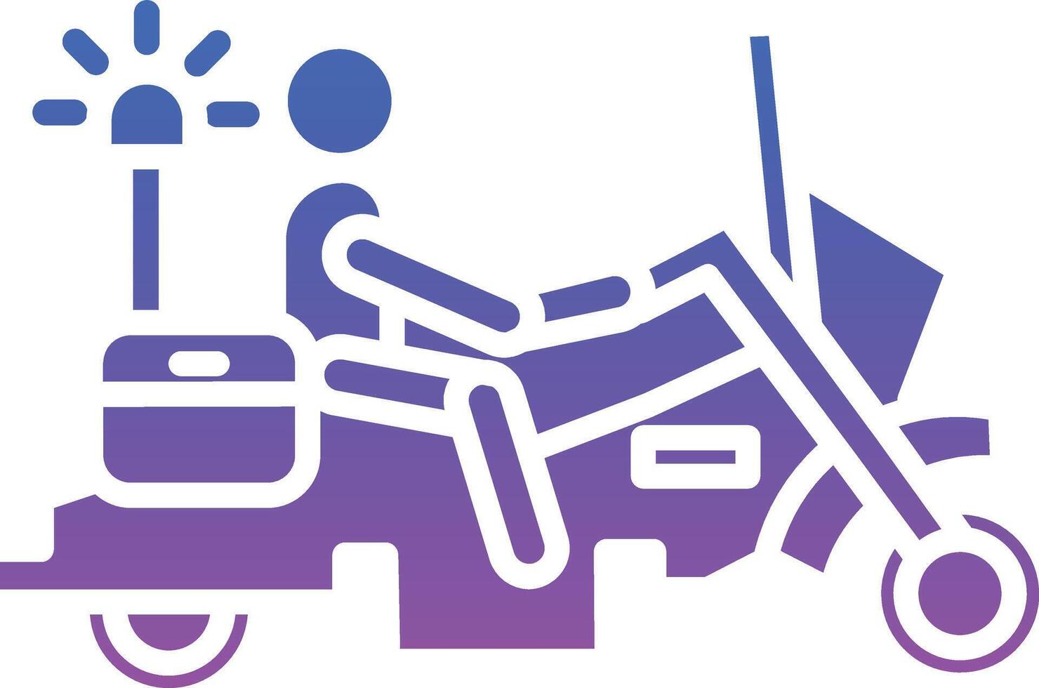 Motorbike Illustration Icon vector