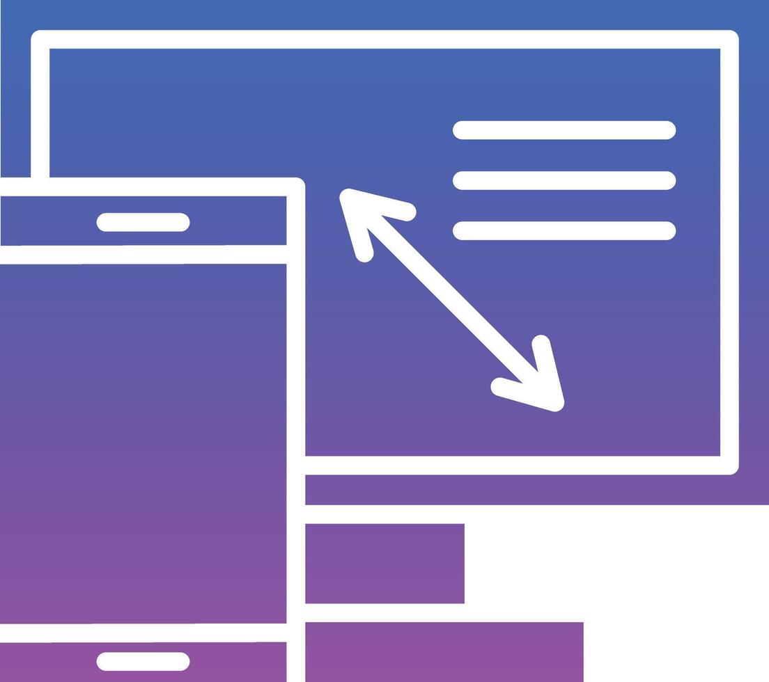 Responsive Design Illustration Icon vector